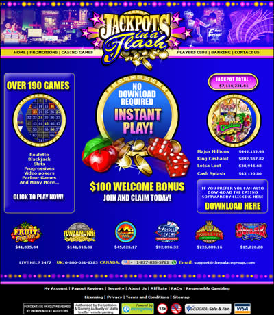 jackpotsinaflash casino